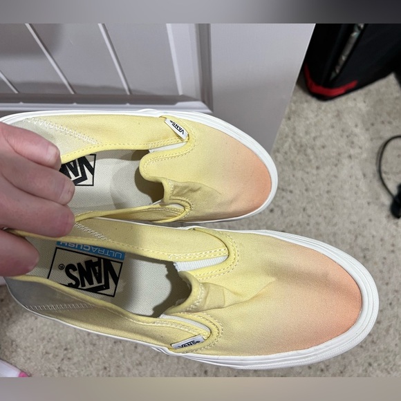 Vans yellow orange blue men’s 6.5 women’s 8 ultracush - Picture 3 of 8